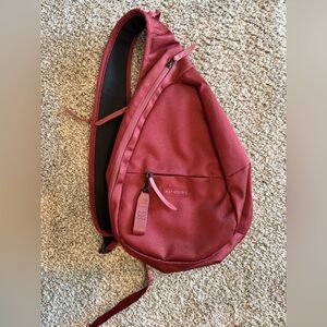 Sherpani Red Sling Backpack